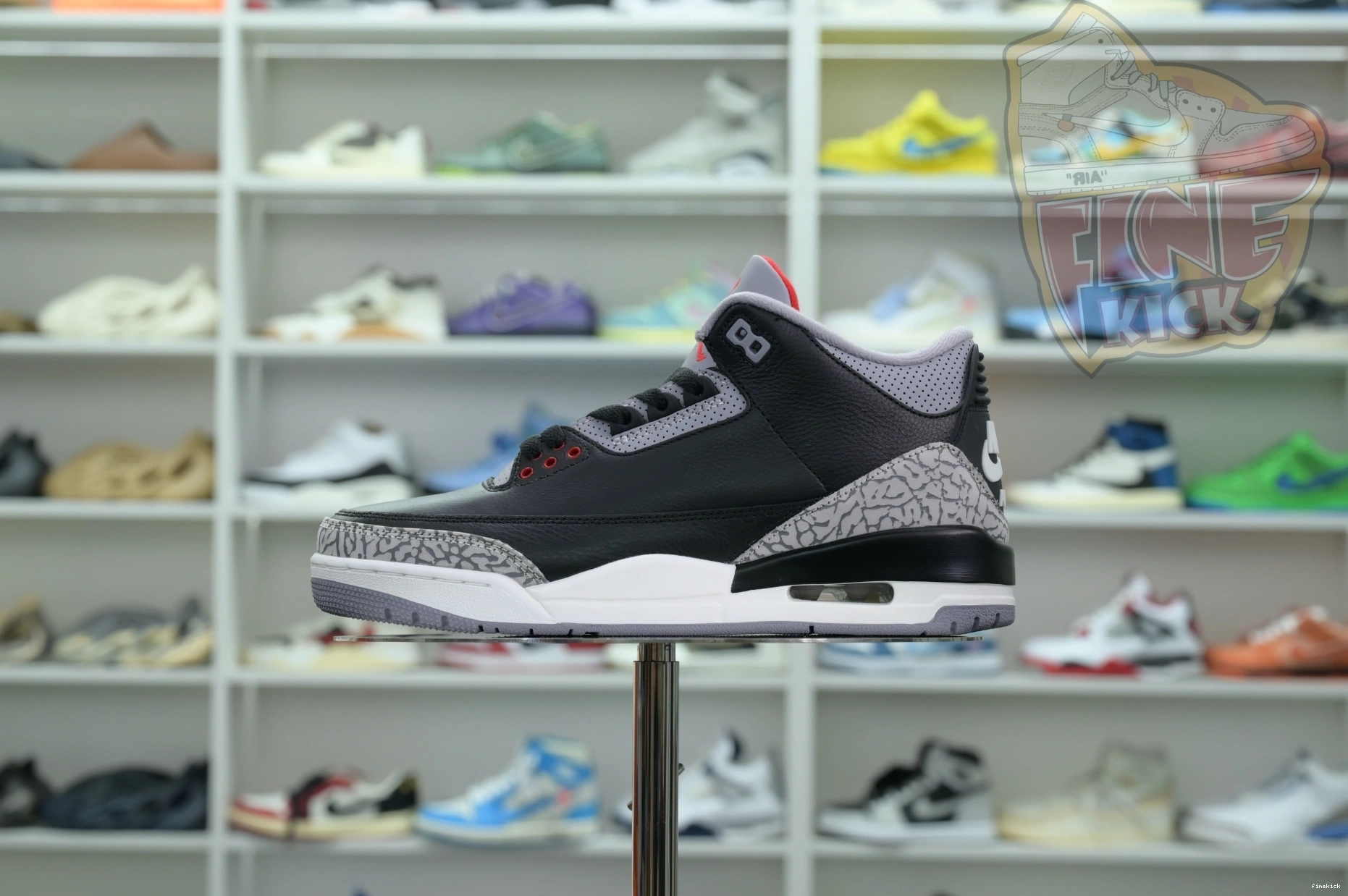 Air Reimagined” 3“Black Jordan Cement 0224